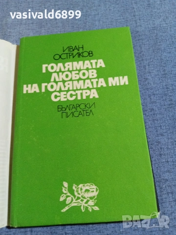 Иван Остриков - Голямата любов на голямата ми сестра , снимка 4 - Българска литература - 55165873