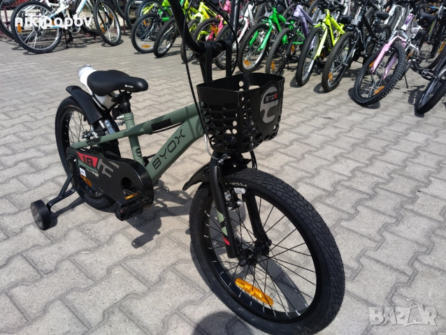 X Детски велосипед 18" CHALLENGE зелен, снимка 5 - Велосипеди - 54395172