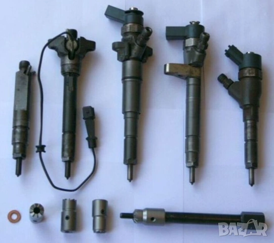 Оригинал NEILSEN Английски 8-в-1 К-т ФРЕЗЕРИ и Принадлежности за Легла Дюзи Дизел Двигатели БАРТЕР, снимка 9 - Куфари с инструменти - 54176096