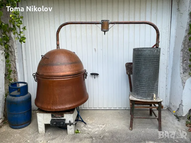 Казан за ракия 120л меден - пълен комплект