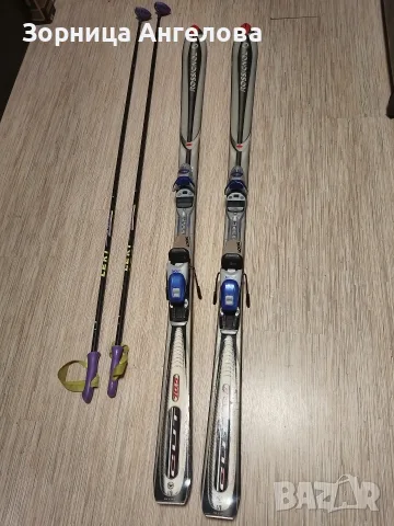 Комплект алпийски ски Rossignol T-Power + щеки Leki