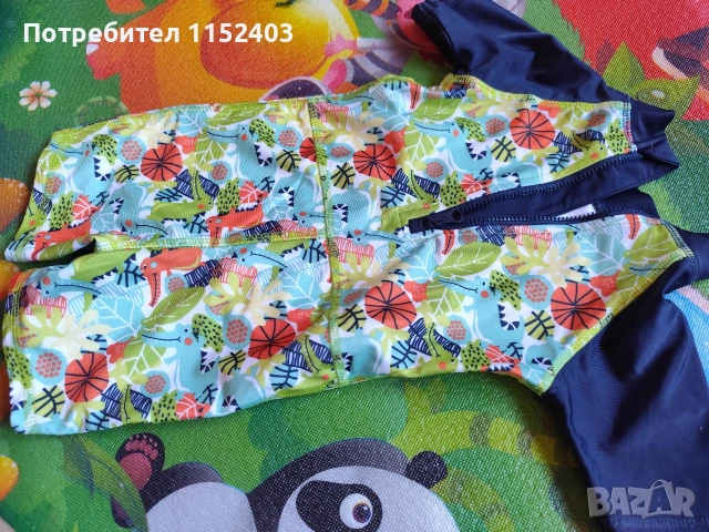 цял бански за бебе 6-12м, снимка 2 - Бебешки бански - 54834999