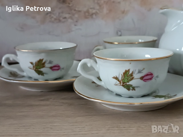 Сервиз Барок -13 части, снимка 2 - Сервизи - 54582988