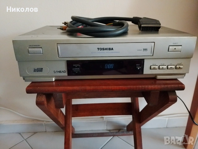 VIDEO RECORDER TOSHIBA V-E37 "15€" Работещо!+Доставка!