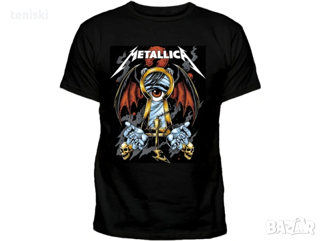 Рок тениска Metallica Още модели, снимка 5 - Тениски - 39233804
