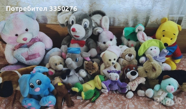 Лот от 20бр плюшени играчки