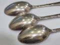 Сребърни лъжички 3 бр., снимка 8