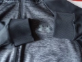 Мъжки суичър Under Armour ColdGear серия худи с цип черно сиво L Large, снимка 8