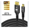  Silkland 8K Mini DisplayPort to DisplayPort 1.4 Cable 8K@60Hz 4K@144Hz 2K@240Hz HDR DSC 1.2 G-Sync , снимка 1
