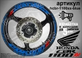 Honda CBR 1100XX кантове и надписи за джанти, снимка 3