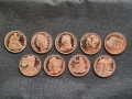 💵 1 oz медна монета, медно кюлче copper coin copper bar, снимка 1