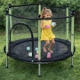 Батут за деца 140 см | Градински батут с мрежа и топки | PraktiHome, снимка 10
