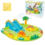 Водна площадка за деца Little Dino 191 x 152 x 58 см с пързалка и пръскачка Intex, снимка 1
