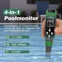 Многопараметричен pH TDS EC метър с цветен дисплей и точност 0.01, снимка 2