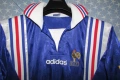 винтидж фланелка FRANCE Euro 1996 Adidas Zidane  футболна тениска Левски Южна Африка Адидас Франция, снимка 1
