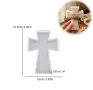 Изчистен кръст силиконов молд форма свещи гипс сапун смола фондан декорация торта , снимка 3