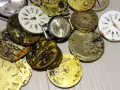 Около 30 механични часовникови механизми и части, снимка 3