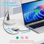 Нов 4 в 1 хъб USB-C към Dual HDMI адаптер 4K 60Hz за Windows MacBook Chromebook, снимка 5