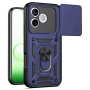 AMORUS Калъф за Honor 600 Lite 5G с Капаче и Стойка - PC+TPU, Военна защита, 7 цвята, снимка 6