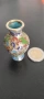 Миниатюрна ваза Клоазоне (Cloisonné) – Китайски емайл, 4.5 см , снимка 4