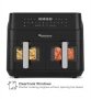 AirFryer TurboTronic AirChef Pro, TT-DAF6W, 6L, 1600W, 40–200°C, таймер до 60 мин, снимка 3