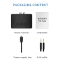 Безжичен Bluetooth 5.3 Аудио Приемник и Предавател R20 с RCA, AUX и USB порт, снимка 12