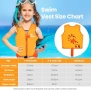 Детска помощна жилетка за плуване NEO-SPLASH, Оранжева, Размер 1-3 г., снимка 7