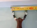 Метална прашка за спортна стрелба и лов с дървена дръжка, снимка 2