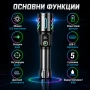 Далекобоен лазерен LED фенер прожектор мощен USB зареждане за лов риболов къмпинг туризъм работа, снимка 2