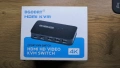 HDMI KVM суич 4K 30Hz за 2 компютъра – USB, включени 2 кабела, снимка 1
