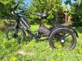 2026 Модел Електрически скутер с 3 колела ХИБРИД Триколка , снимка 1