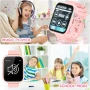 OKYUK T45 4G Детски смарт часовник със SIM карта, GPS тракер, видео разговори, SOS, камера, снимка 5