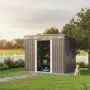 Метална градинска къща за инструменти с вентилация и заключване, снимка 1