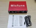 USB аудио интерфейс 2-in-2-out 32-bit/384kHz DSP 48V, домашно студио – NMX02, снимка 2