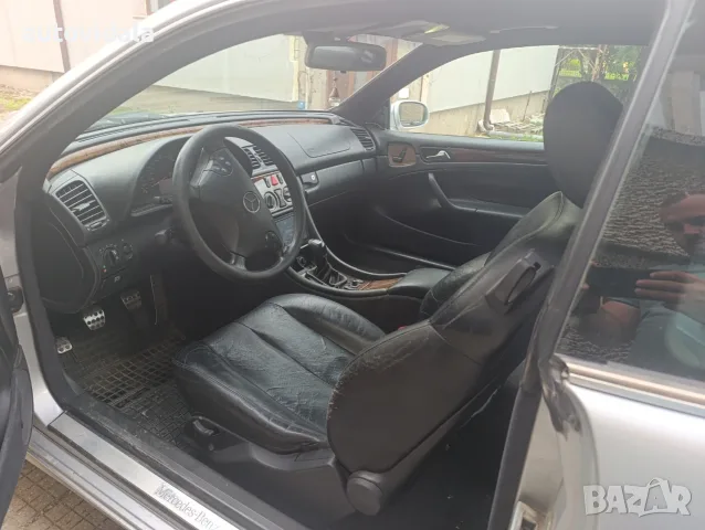 Mercedes CLK200 kompressor 2.0 163кс фейслифт/Газ/ Кожа/ръчка, снимка 5 - Автомобили и джипове - 55625077