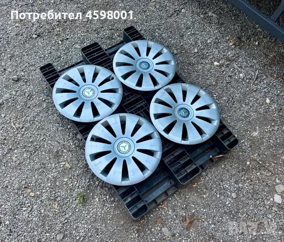 4бр.Оригинални тасове 16цола за Mercedes, снимка 3 - Аксесоари и консумативи - 55595848