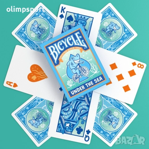 Карти за игра Bicycle Under the Sea , снимка 5 - Карти за игра - 54997390