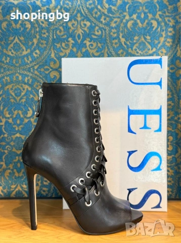 Дамски боти на ток GUESS , снимка 4 - Дамски обувки на ток - 54781089