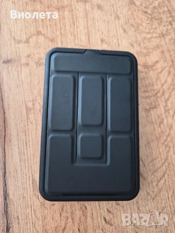 Power Bank 10000mAh с магнитна безжична зареждаща функция и вградена сгъваема стойка., снимка 3 - Външни батерии - 55378904