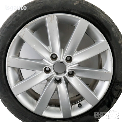 Алуминиеви джанти 5x112 с гуми R17 Volkswagen Golf VI ID: 162606 OEM 5K0601025F, снимка 4 - Гуми и джанти - 55229420