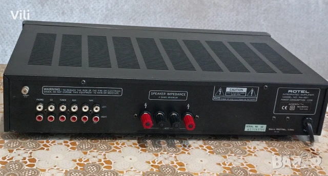 Rotel RA-921, снимка 7 - Ресийвъри, усилватели, смесителни пултове - 55081510