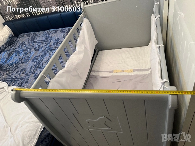 Бебешко легло 80х130, снимка 2 - Бебешки легла и матраци - 54173737