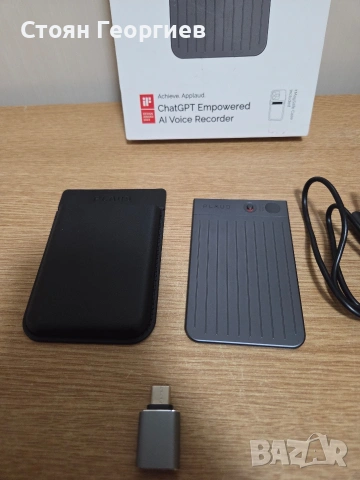 Plaud Note AI устройство за запис на глас/диктофон с калъф