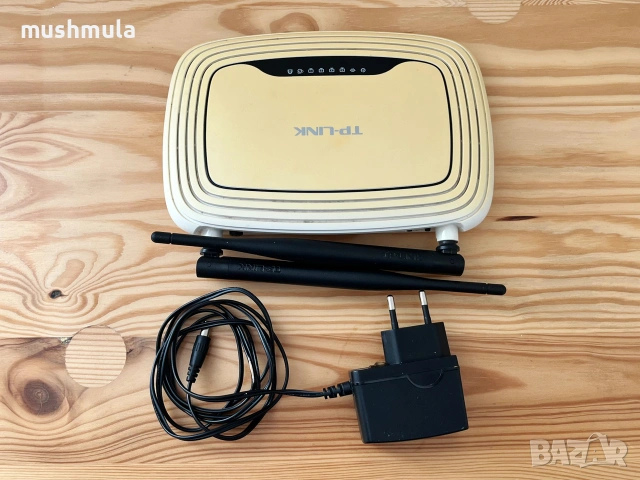 Рутер TP-Link TL-WR841N 300Mbps, снимка 5 - Рутери - 54968761