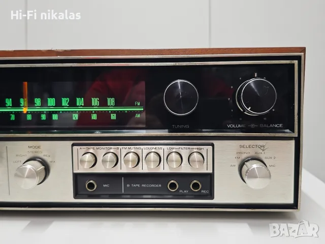 стерео усилвател ресийвър ретро Hi-Fi KENWOOD KR-5200, снимка 4 - Ресийвъри, усилватели, смесителни пултове - 55649912