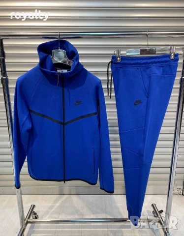 Nike Tech Нов Син Мъжки Екип Найк 