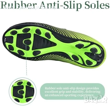 Нови Футболни обувки за деца дишащи стабилни за тренировки футбол с бутони за изкуствена трева 36 но, снимка 5 - Футбол - 54101106