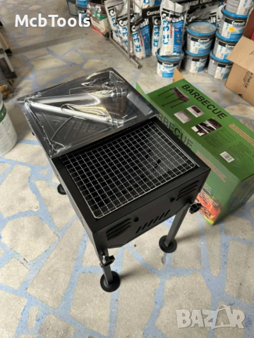 Преносимо сгъваемо барбекю с регулируема височина, снимка 7 - Барбекюта - 54090065