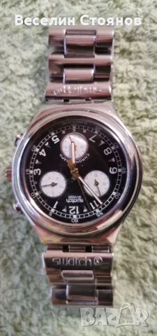 Рядък Swatch / Panda Reverse / Vintage 1995 Колекционерски, снимка 6 - Мъжки - 55598561