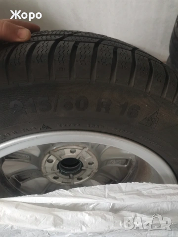 Джанти със зимни гуми в отлично състояние за Фолксваген / VW 16"с гуми Continental, снимка 8 - Гуми и джанти - 50507052